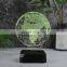 Kids Bedroom Decoration 3D Lamparas Led Illusion Night Light ABS Rechargeable Base Lamp