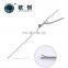 Laparoscopic 12.5 cm curved needle holder titanium made in china