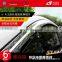 Chrome door visor side window deflector shade sun rain shield silver strips guard for mazda 2