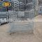 PVC coated roll metal storage cages with 4 wheels