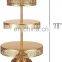 3 Tier Dessert Cupcake Stand Large Pastry Candy Cookie Metal Tower Holder Plate for Wedding Event Birthday Party