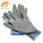 HY EN388 Customized 13 Gauge Textured grip Fishing gloves with Polyurethane Palm Coated Latex Strong Grip palm for Gardening