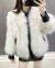 Fur coat female 2021 new Haining imitation fox fur fur coat female short stand collar loose thin coat winter fur integrated motorcycle short coat baseball jacket maomai