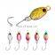 In Stock Mini Metal Spoon Fishing Lure  Jig Jigging Hard Artificial Bait For Bass Trout Perch Pike Winter Fishing