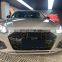 Front bumper grill with honeycomb grille ABS factory price for Audi S4 B9.5 A4L change to RS4 style black Sliver 2020+
