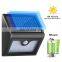 100 Outdoor Solar LED Wall Lamp Motion Sensor Waterproof Garden Decoration LED Solar Wall Lights