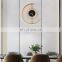 Nordic LED Wall Lamp Creative Aisle Bedroom Living Room Background Art Indoor Clock Design Sconce LED Wall Light