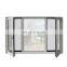 Superhouse accordion windows NFRC AS2047 Standard white aluminium frame Casement  Glass window with Fixed Window