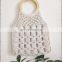Vintage Macrame Shopping Bag Straw Summer Handbag Beach Bag