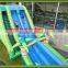 Factory supply giant inflatable water slide with pool