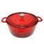 Enamel casserole cast iron large size stock soup cooking pot