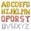 16Inch Letter Balloons Foil Mylar Ballon Alphabet T (A-Z) for Wedding Birthday Bridal Shower Anniversary Celebration
