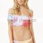 Bikini Tube Top Women Off Shlouder Colorful Beach Crop Tops