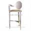 Polishing starck chair in stainless steel