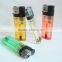 High quality electric refillable gas flame lighter plastic fire lighter