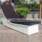 unique shanped outdoor pool/garden rattan chaise lounge chair