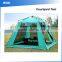 (120523)Outdoor glamping automatic hexagon mosquito net courtyard tent