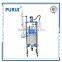 Chemical jacketed glass reactor for laborotary or pilot plant
