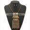 The Ancient Design Geometric Pattern Multilayer Tassel Alloy Chain Necklace