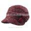 Kenmont adults hats custom high quality plush beret cap wholesale