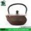 oem custom antique enamel cast iron teapot with different design
