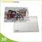 New souvenir products Plastic Printing 3D Lenticular Postcard