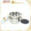 MSF-3179 Golden Handles Stainless Steel Steamer Pot Set
