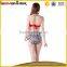 Trendy red and leopard ladies bikini hot sexy very young models girl bikini