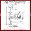 Refrigerator Freezer Truck New Design Rear Door Lock 107016AM 107016AS