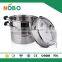 Mulitifunction Food Steamer Pot With Metal Lid