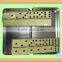 Double 6 black domino high light pack in tin box