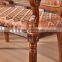 European New Design Wooden Chair Frame 2 Seat Rest Recliner Chair