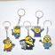 company logo keychain pvc soft keychain for promotional free gift motorcycle keychains