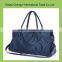 Low Toxic Solid Color Polyester Tote Travel Bag With Two Straps