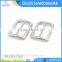 Shining Nickel Metal BackPack Hardware Metal Tri-glide Double Adjuster Buckle