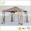 Outdoor garden gazebo with two Awnings new design garden pavilion