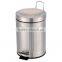 hot sale concave stainless steel dustbin waste bin