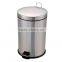 Outdoor stainless steel public dustbin
