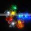 Colorful solar strip light qualitied solar panel+10 maple leaf Led +4.5M lenght Cable using for christmas,festival decoration