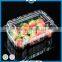 plastic fruit container punched fruit punnet strawberry box,wholesale Clear PET Punnets Packing Fruits