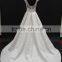 Ivroy French over lace corset high quality full satin skirt with pocket bridal dress