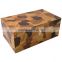 Classic wood unique present boxes with pattern