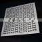 HPL Steel Perforated panel use for computer room and control center 600*600*35mm