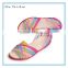 Shine Color Jelly Sandals Women