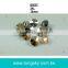 (#B6007/15mm) high quality gold plated fashion abs button factory in Taiwan