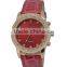 best wristband dimond scale leather strap lady luxury watch