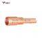 CO2 MIG Welding Torch parts Contact Tip Holder 200A Brass Or E-Cu
