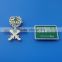 Soft enamel metal pin badge Saudi Arabia national rectangle flag magnetic lapel pin badges