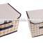 Non Woven Foldable Storage Box With Lid,Decorative Storage Box With Lid
