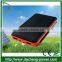 Factory Wholesale 10000mAH Solar Cellphone Charger With Dual Usb Port Quality Choice